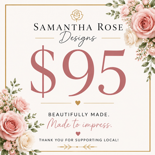 $95 - floral bar